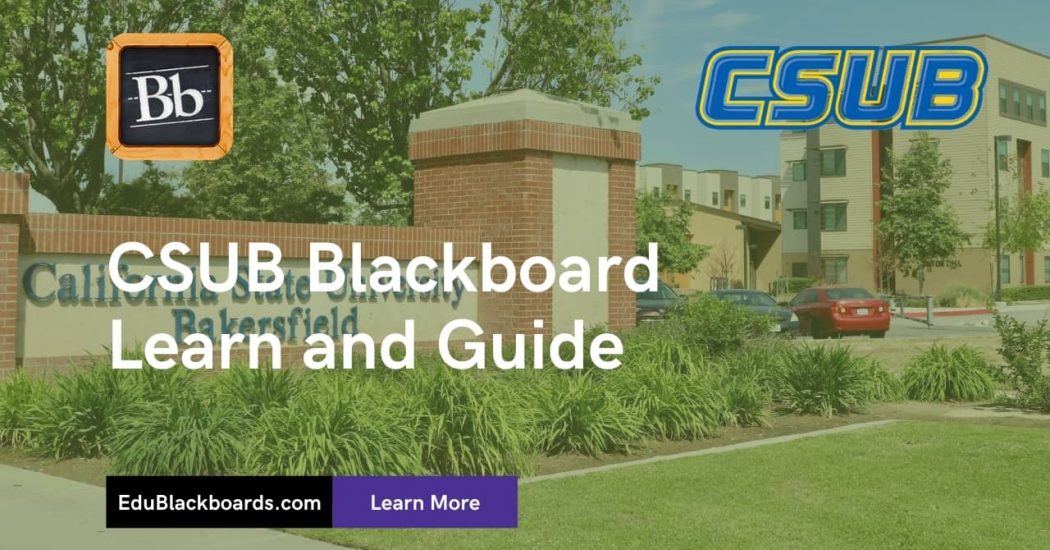 CSUB Blackboard Learn & Login Guide