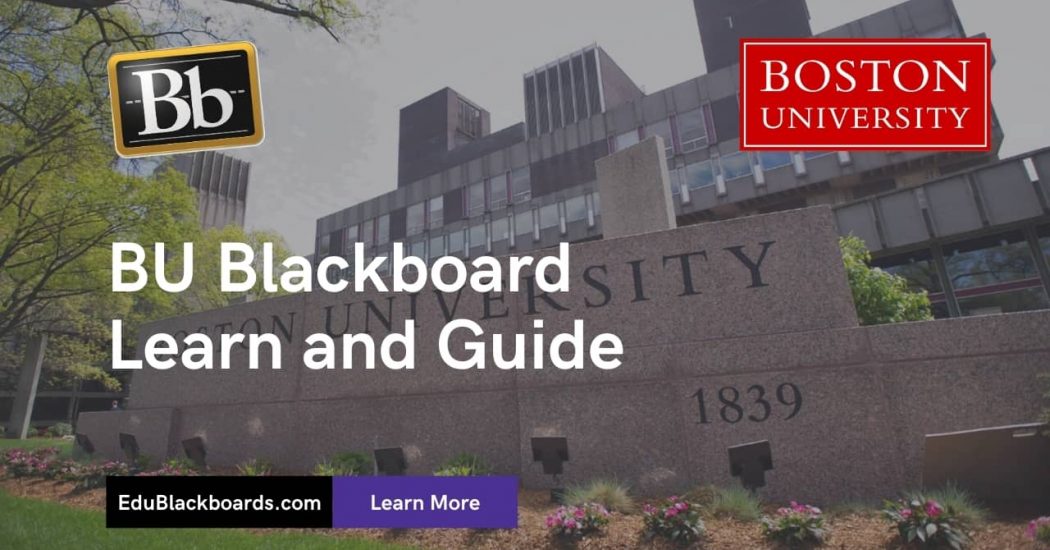 BU Blackboard Learn & Login Guide