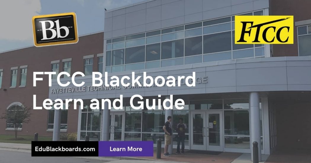 FTCC Blackboard Learn & Login Guide